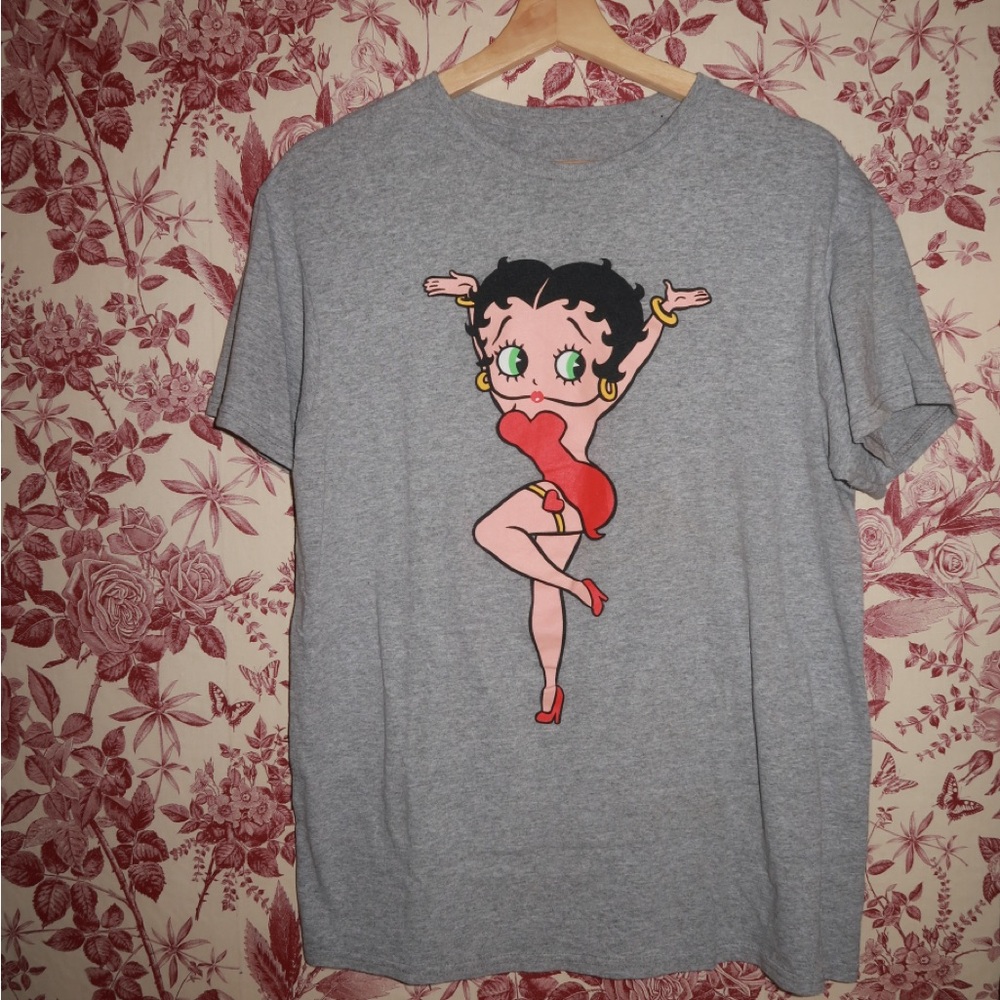 Betty Boop Gray T-Shirt